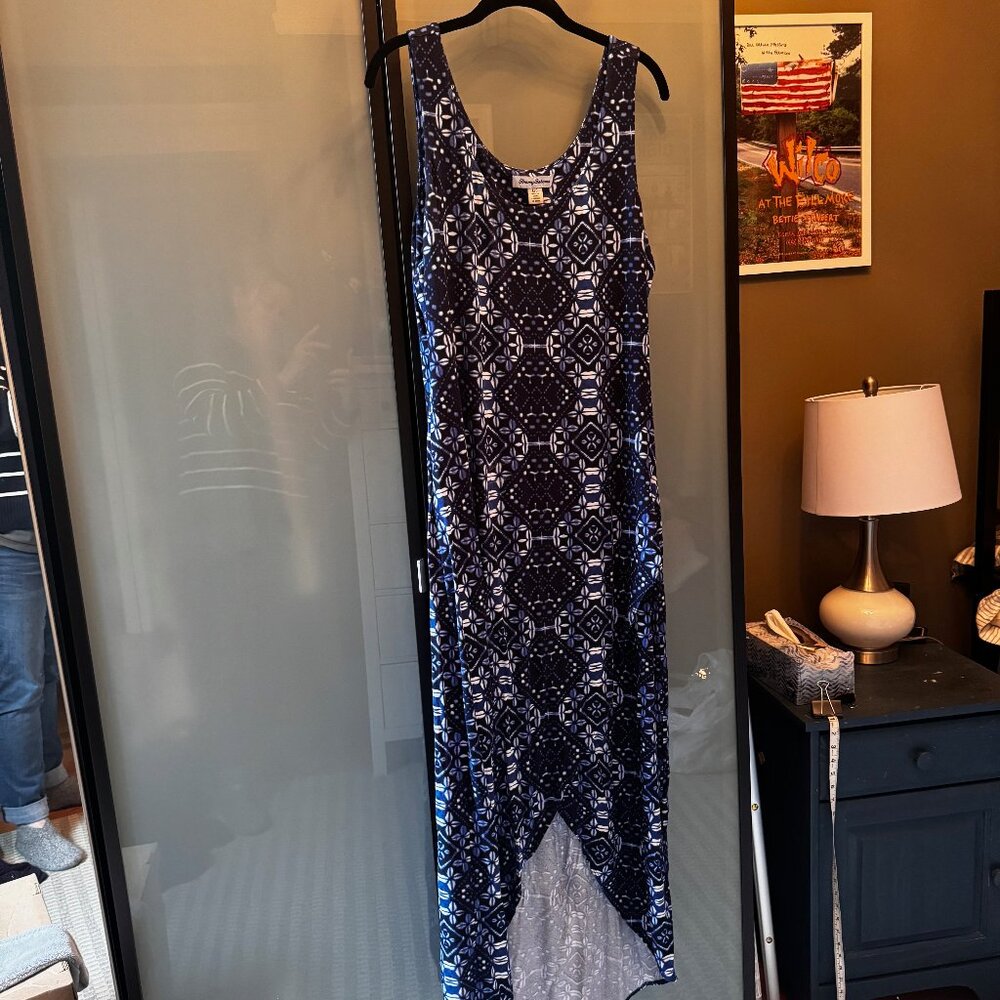 Tommy Bahama High Low Batik Beachy Dress - Large